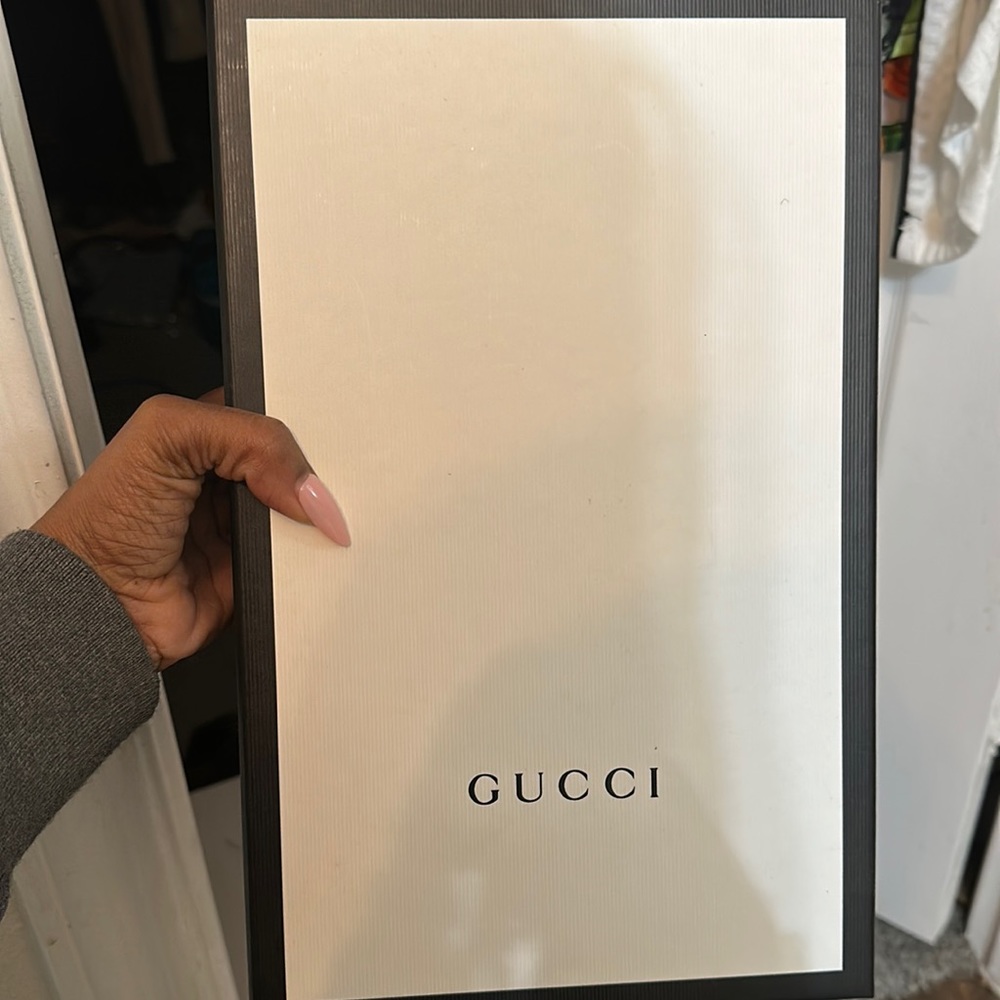 Empty Gucci Shoe Box
